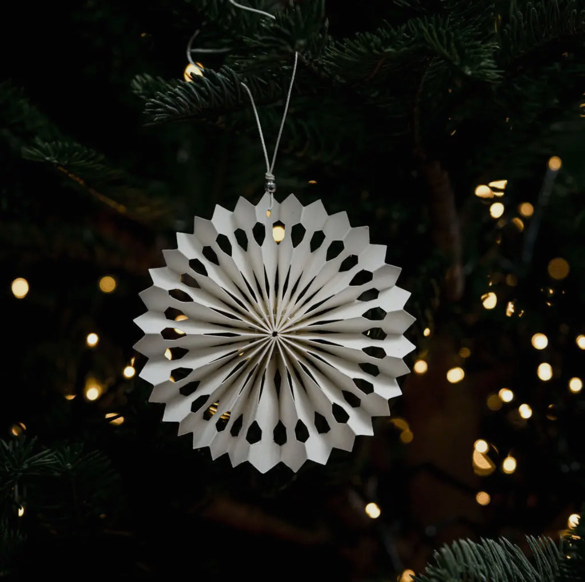 White Paper Hanging Decoration