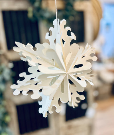 Hanging Snowflake Decoration image 0