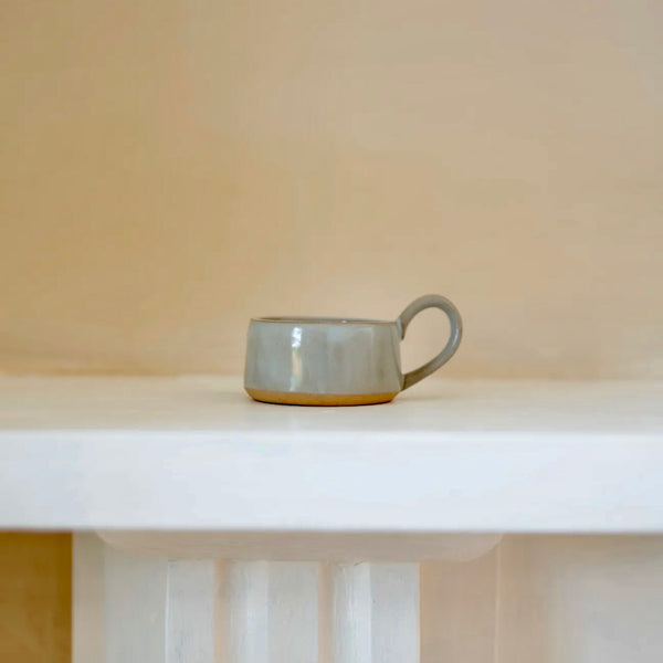 Stoneware Tea Light Cup - Eggshell