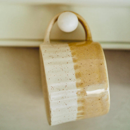Ridged Double Glaze Mug