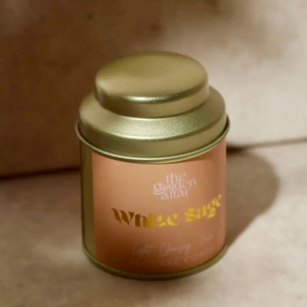 The Golden Altar Incense Cone Tin