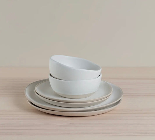 Organics Cereal Bowls on a beige surface