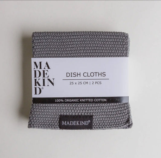 Made Kind Organic Cotton Dishcloth Set of 2 image 0
