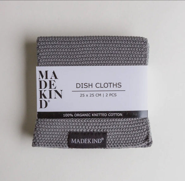 Made Kind Organic Cotton Dishcloth Set of 2 image 0