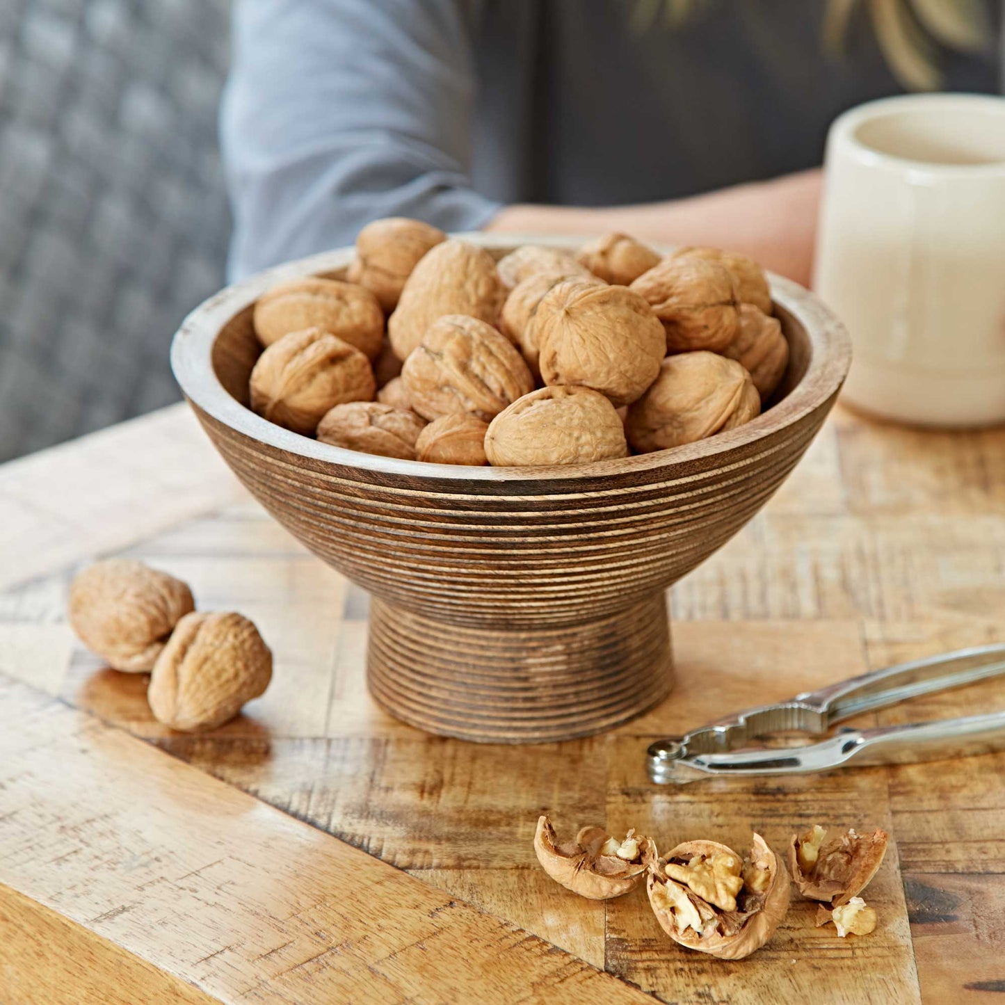 Makula Raised Wood Bowl image 1